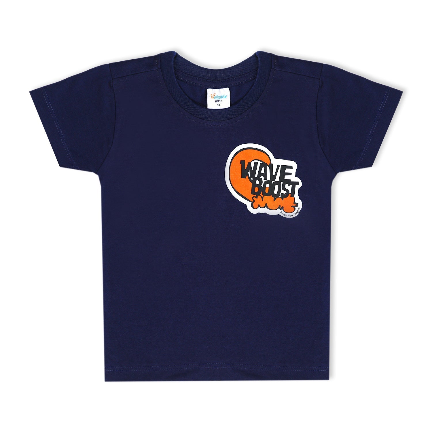 Boys Half Sleeves T-Shirt - Navy Blue, Boys T-Shirts, Chase Value, Chase Value