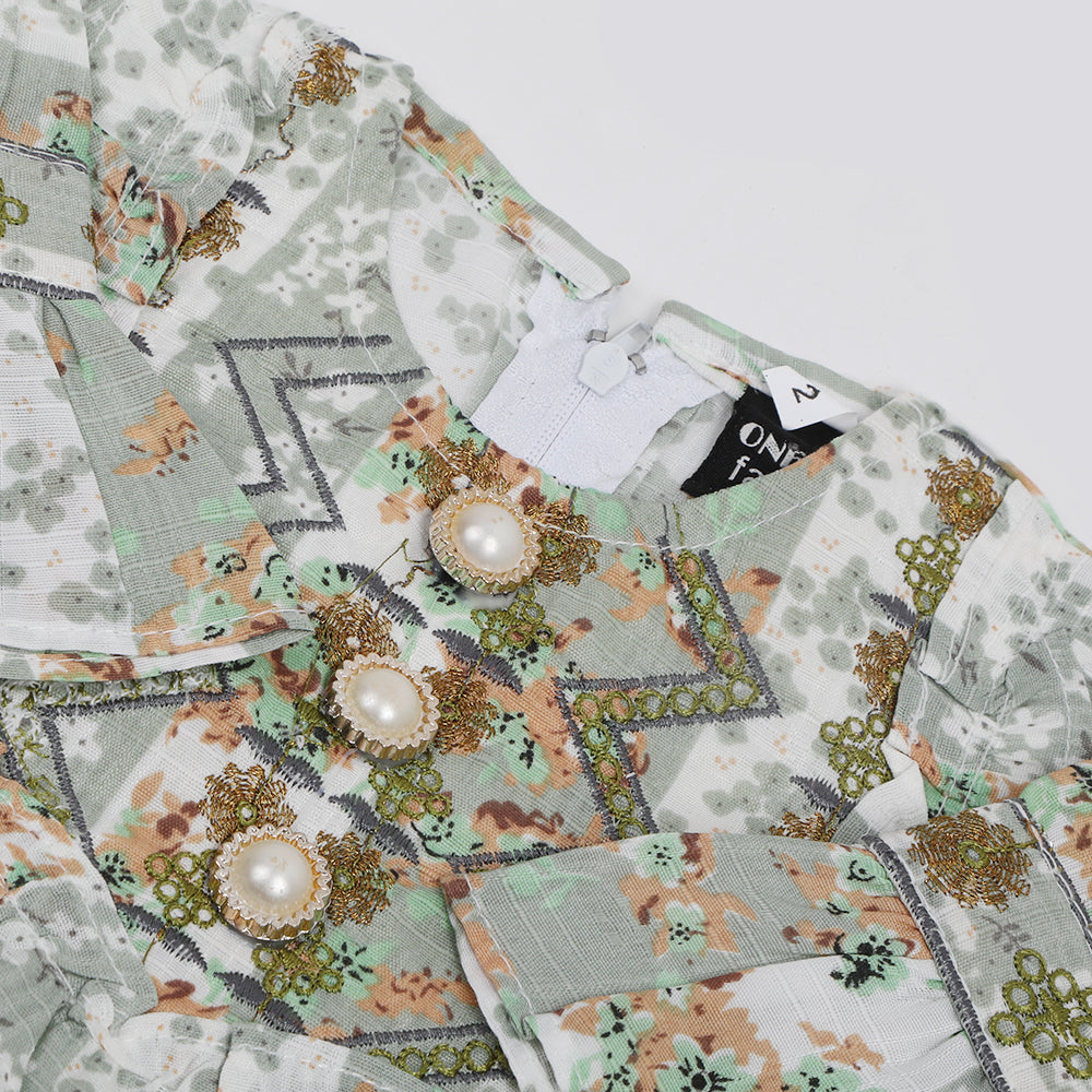 Newborn Girls Suit - Light Green, Newborn Girls Shalwar Suits, Chase Value, Chase Value