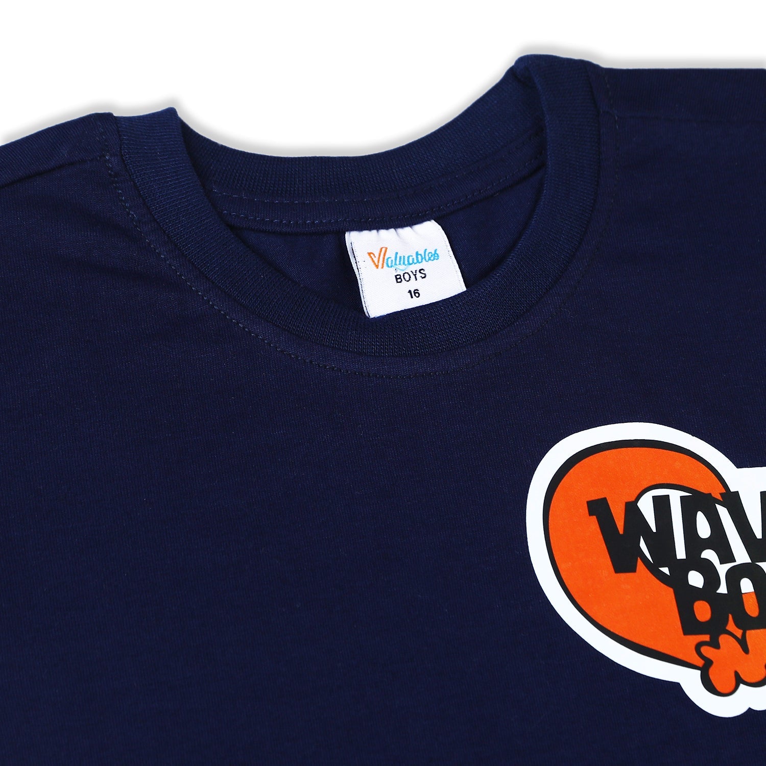 Boys Half Sleeves T-Shirt - Navy Blue, Boys T-Shirts, Chase Value, Chase Value