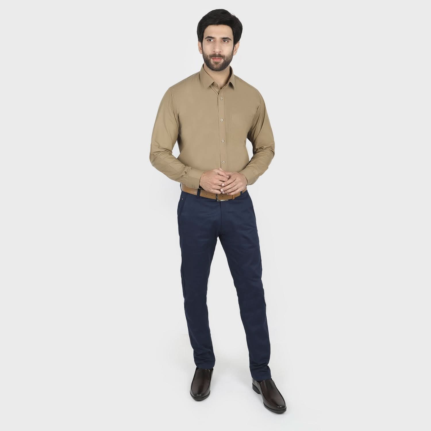 Valuable Men's Formal Shirt - Brown, Men's Shirts, Chase Value, Chase Value