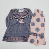 Newborn Girls Suit - Blue, Newborn Girls Shalwar Suits, Chase Value, Chase Value