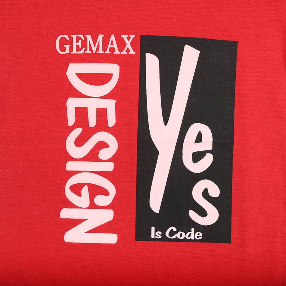 Boys Half Sleeves T-Shirt - Red, Boys T-Shirts, Chase Value, Chase Value