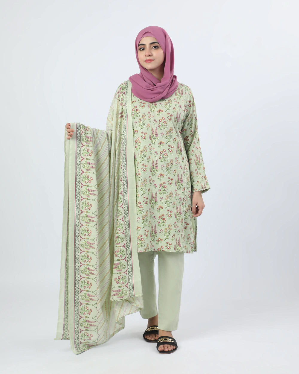 Valuables Women's Printed 3Pcs Suit, Women Shalwar Suits, Chase Value, Chase Value