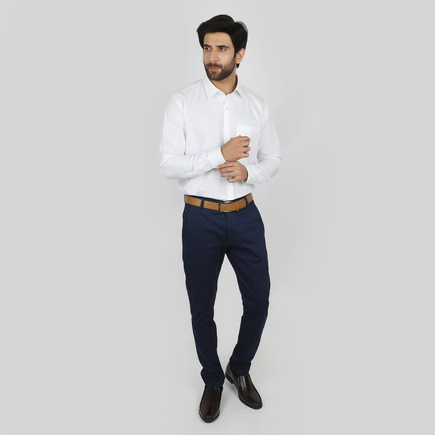 Valuable Men's Formal Shirt - White, Men's Shirts, Chase Value, Chase Value