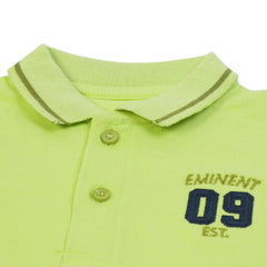 Eminent Boys Polo Half Sleeves T-Shirt - Mint Green