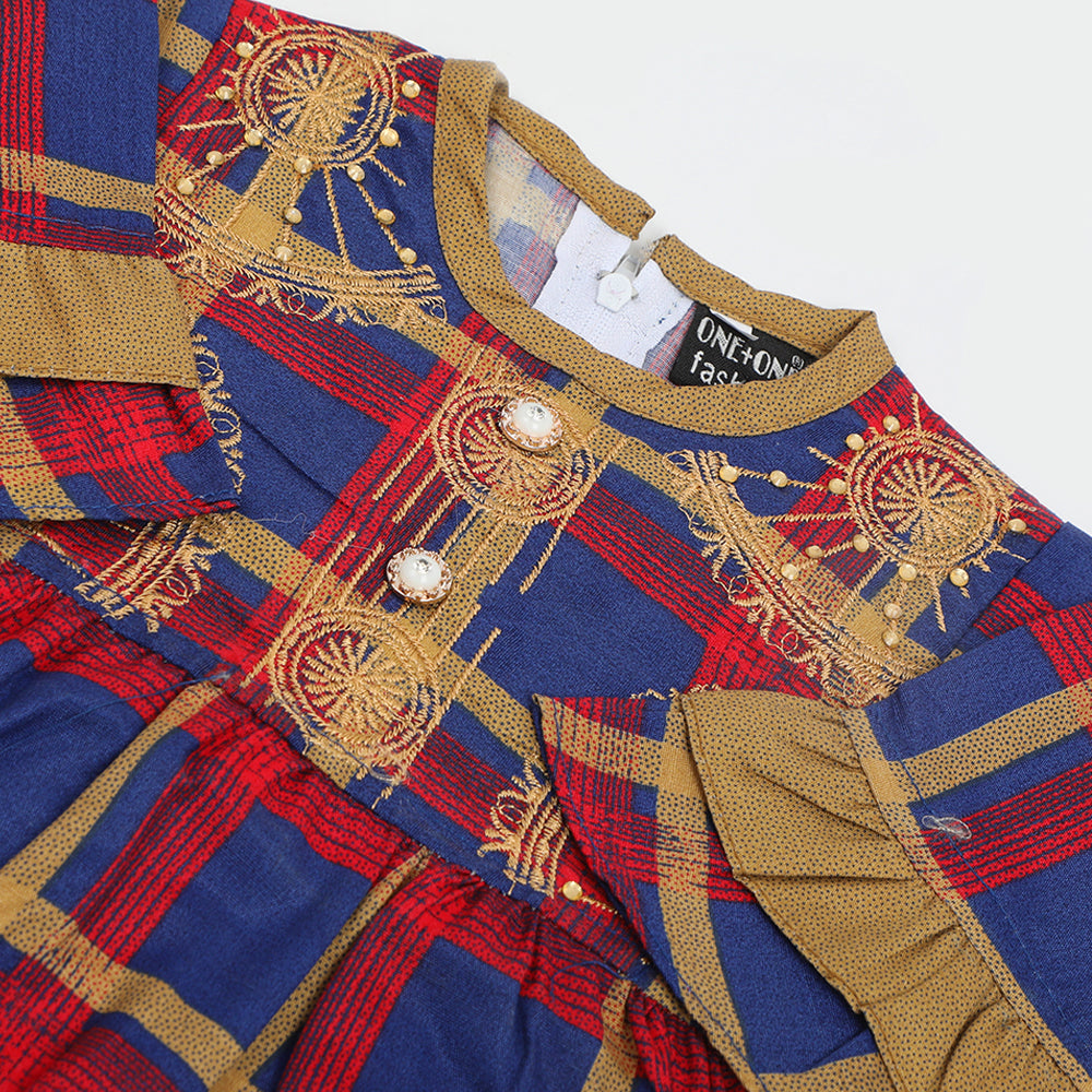 Newborn Girls Suit - Red, Newborn Girls Shalwar Suits, Chase Value, Chase Value