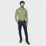 Valuable Men's Formal Shirt - Olive Green, Men's Shirts, Chase Value, Chase Value