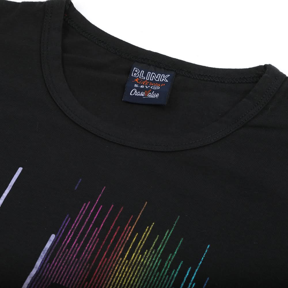 Boys Half Sleeves T-Shirt - Black, Boys T-Shirts, Chase Value, Chase Value