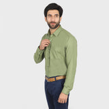 Valuable Men's Formal Shirt - Olive Green, Men's Shirts, Chase Value, Chase Value