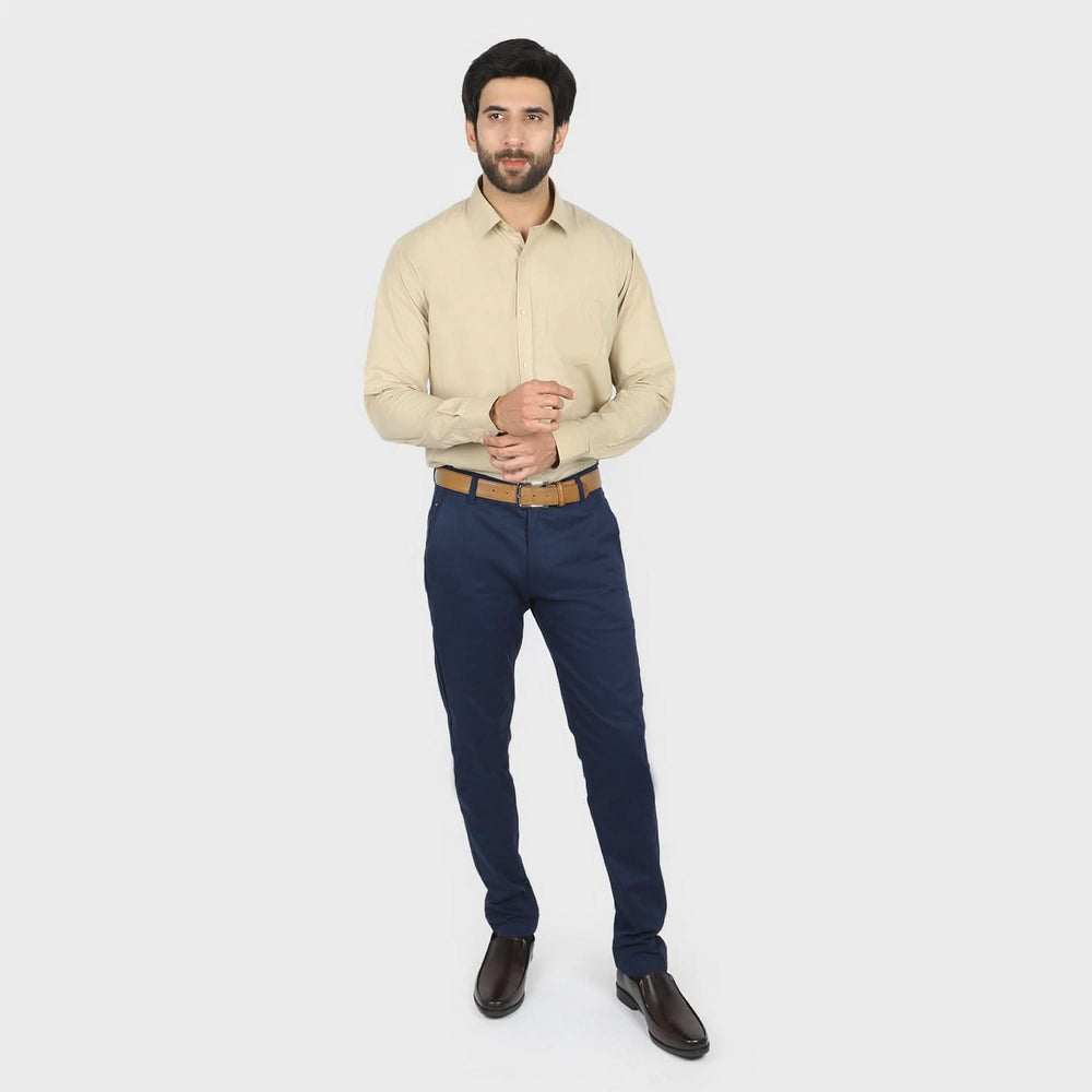 Valuable Men's Formal Shirt - Beige, Men's Shirts, Chase Value, Chase Value