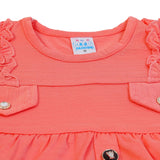 Girls Half Sleeves Suit - Peach, Girls Suits, Chase Value, Chase Value
