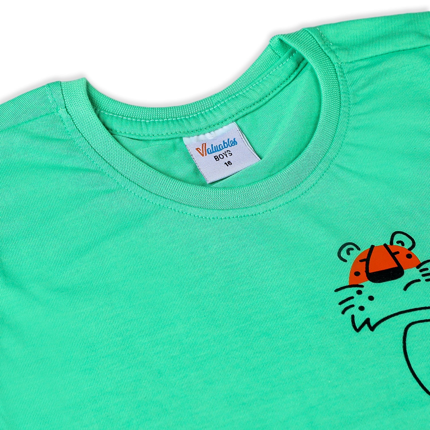 Boys Half Sleeves T-Shirt - Green, Boys T-Shirts, Chase Value, Chase Value