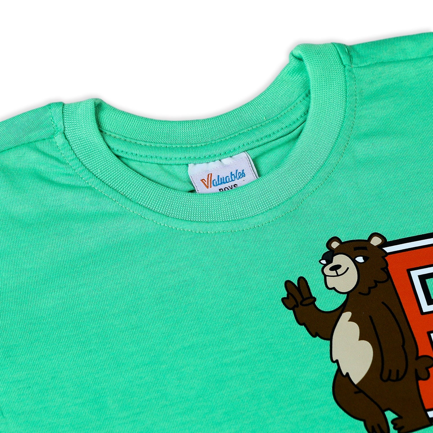 Boys Half Sleeves T-Shirt - Green, Boys T-Shirts, Chase Value, Chase Value