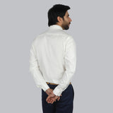 Valuable Men's Formal Plain Shirt - White, Men's Shirts, Chase Value, Chase Value