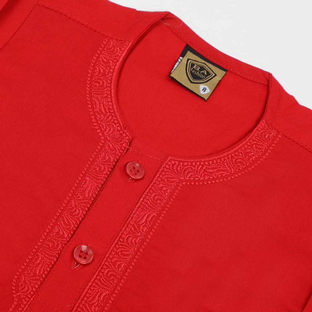 Newborn Boys Shalwar Suit - Red, Newborn Boys Shalwar Suits, Chase Value, Chase Value