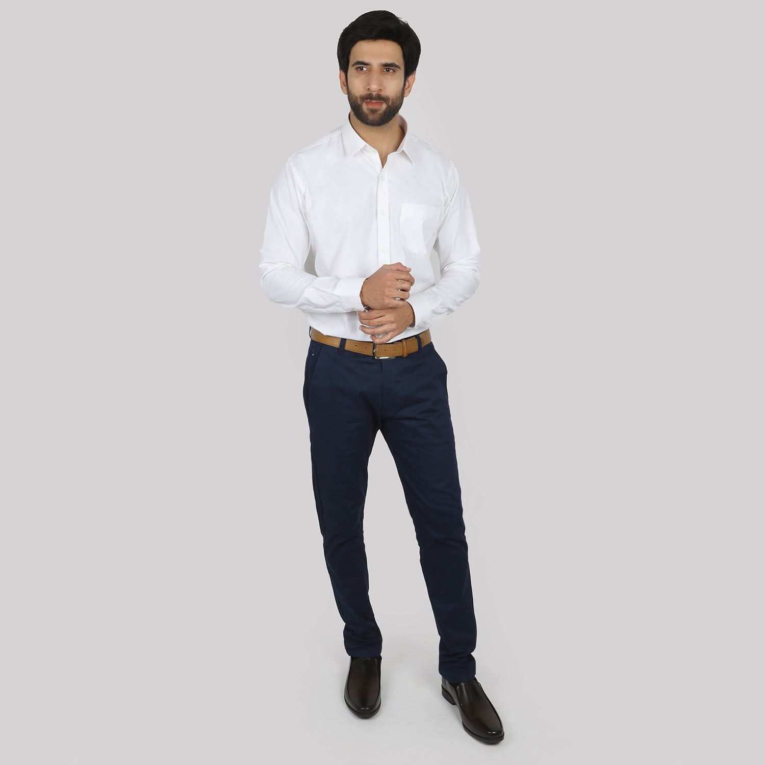 Valuable Men's Formal Shirt - White, Men's Shirts, Chase Value, Chase Value