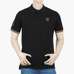 Eminent Men's Polo Half Sleeves T-Shirt - Black