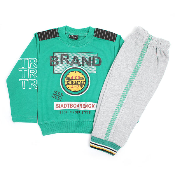 Boys Suit  - Flag Green