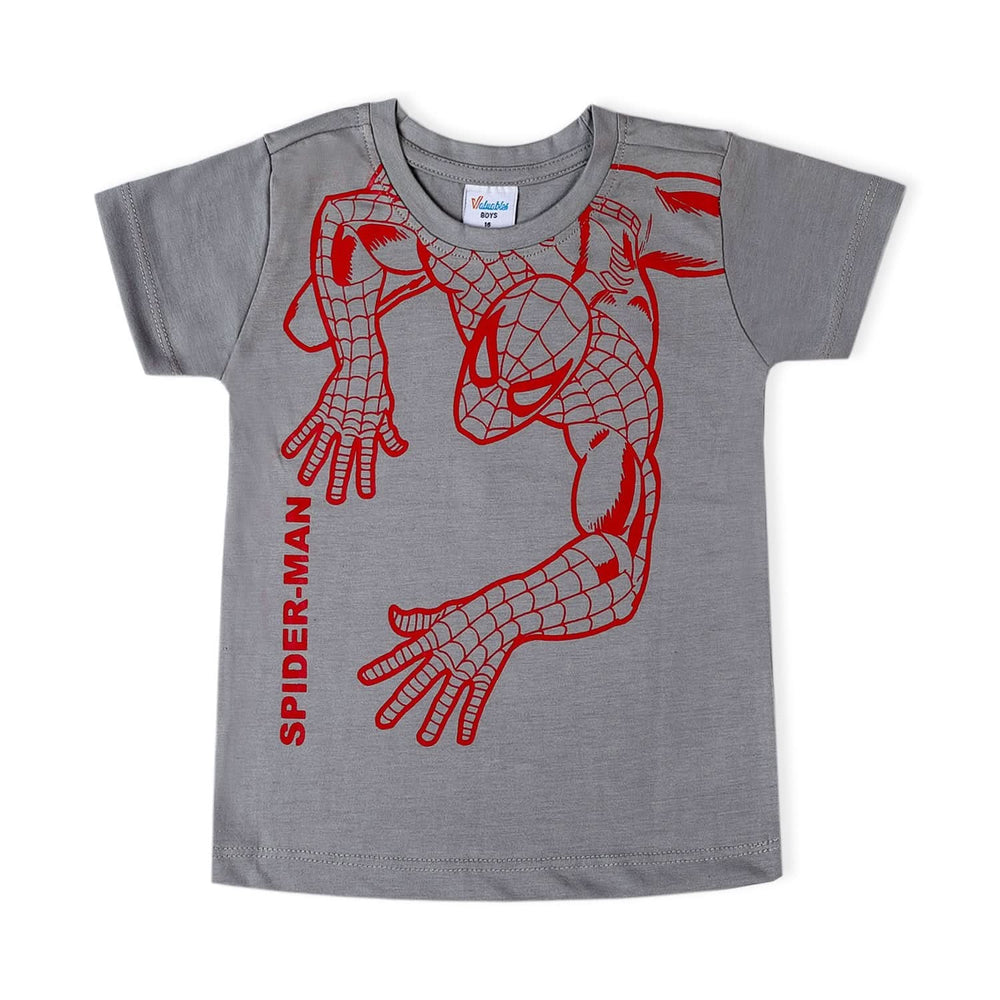 Boys Half Sleeves T-Shirt - Grey, Boys T-Shirts, Chase Value, Chase Value