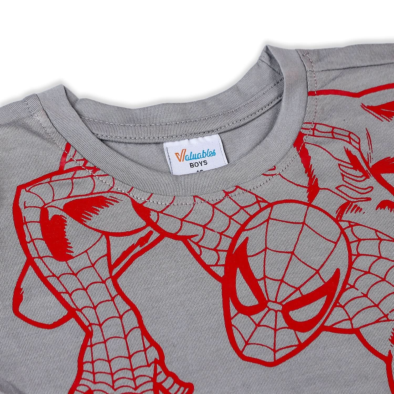 Boys Half Sleeves T-Shirt - Grey, Boys T-Shirts, Chase Value, Chase Value