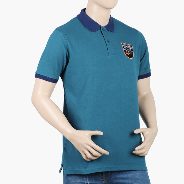 Eminent Men's Polo Half Sleeves T-Shirt - Teal