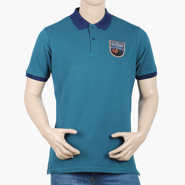 Eminent Men's Polo Half Sleeves T-Shirt - Teal