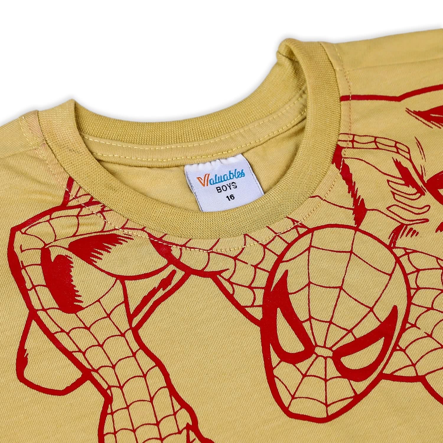 Boys Half Sleeves T-Shirt - Khaki, Boys T-Shirts, Chase Value, Chase Value