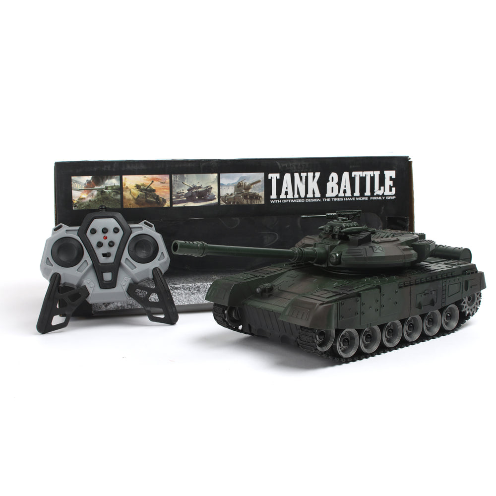 Remote Control Tank Light & Music With Battery - Dark Green, Remote Control, Chase Value, Chase Value