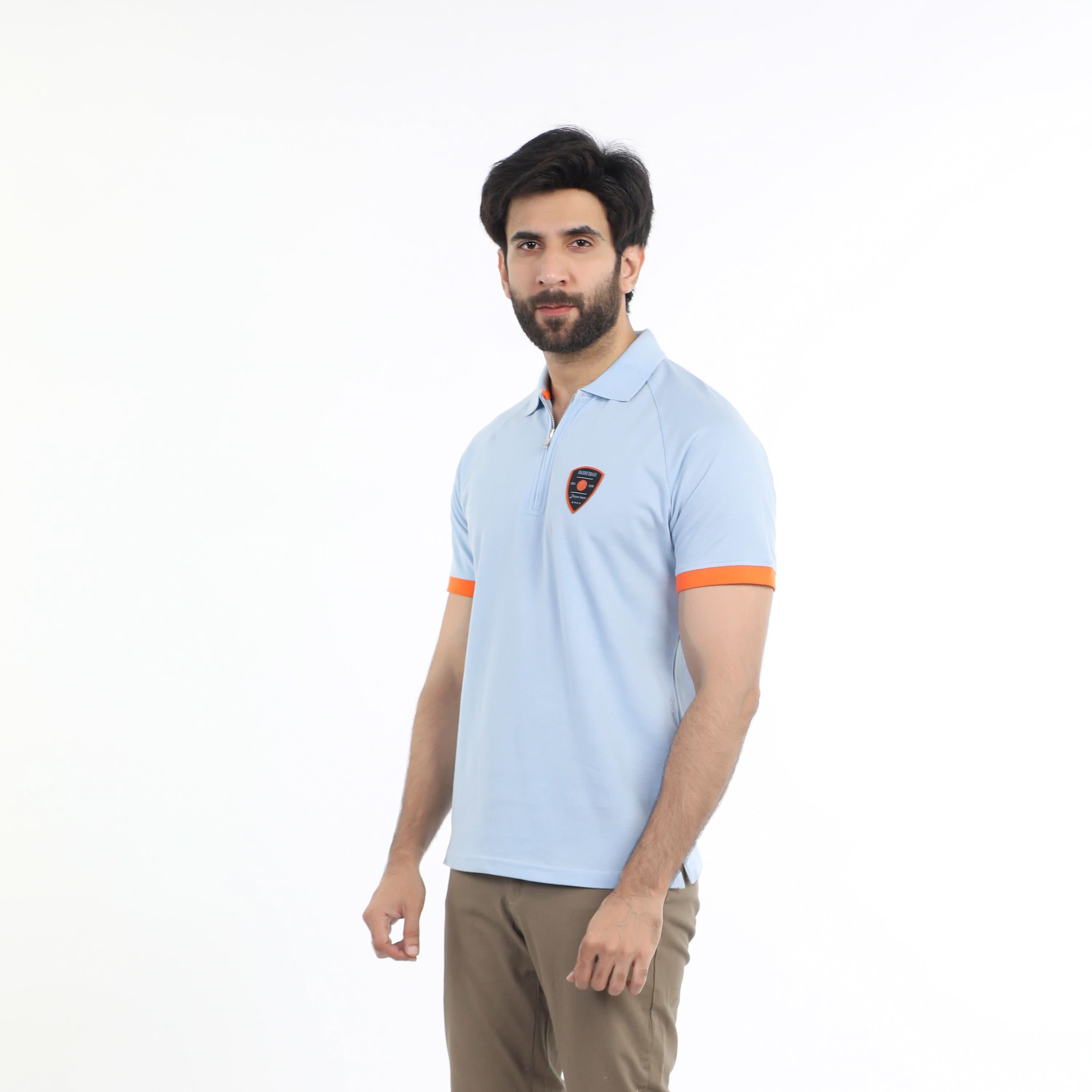 Eminent Men's Half Sleeves Polo T-Shirt - Celestial, Men's T-Shirts & Polos, Eminent, Chase Value