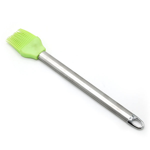 Oil Brush Steel Handle - Green