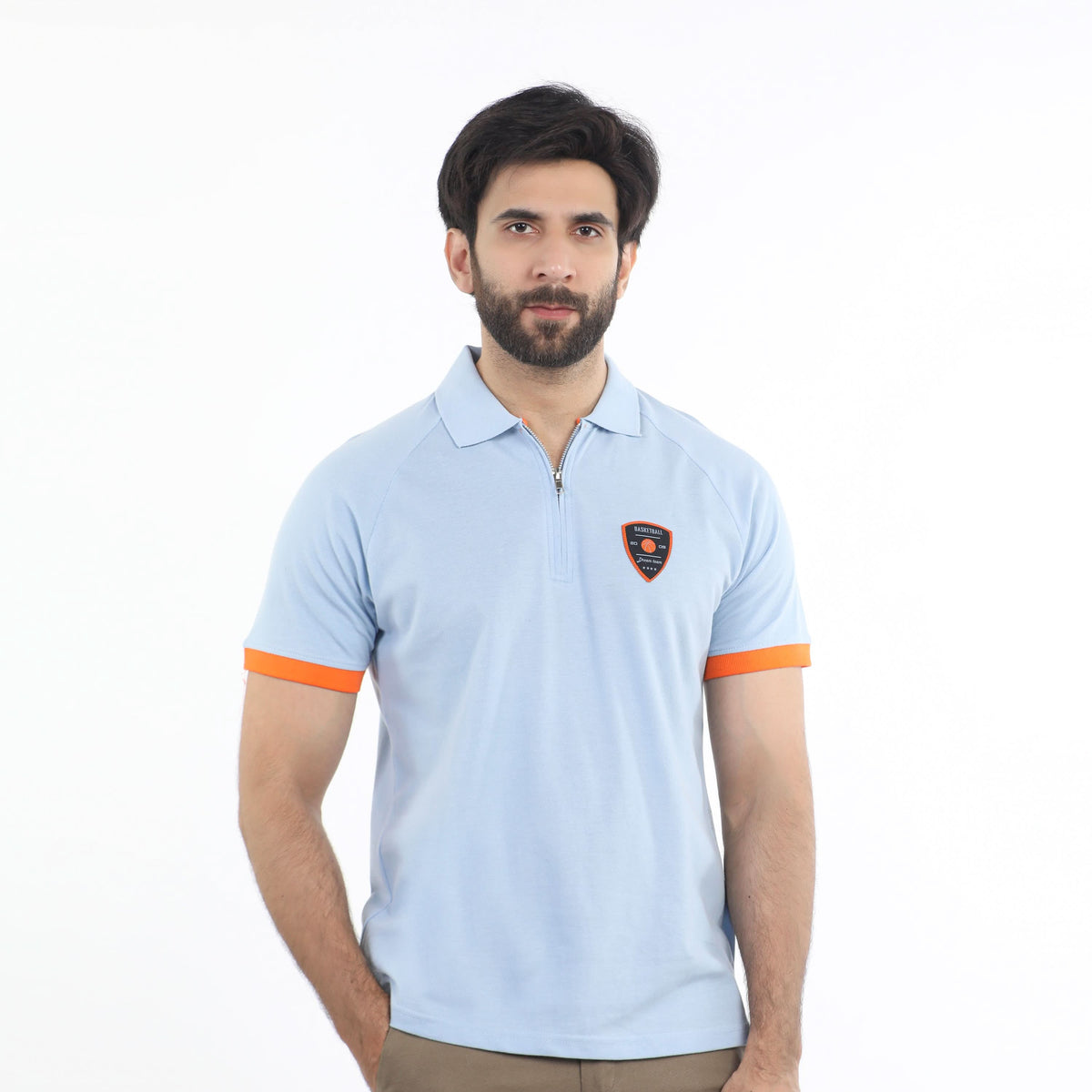 Eminent Men's Half Sleeves Polo T-Shirt - Celestial, Men's T-Shirts & Polos, Eminent, Chase Value