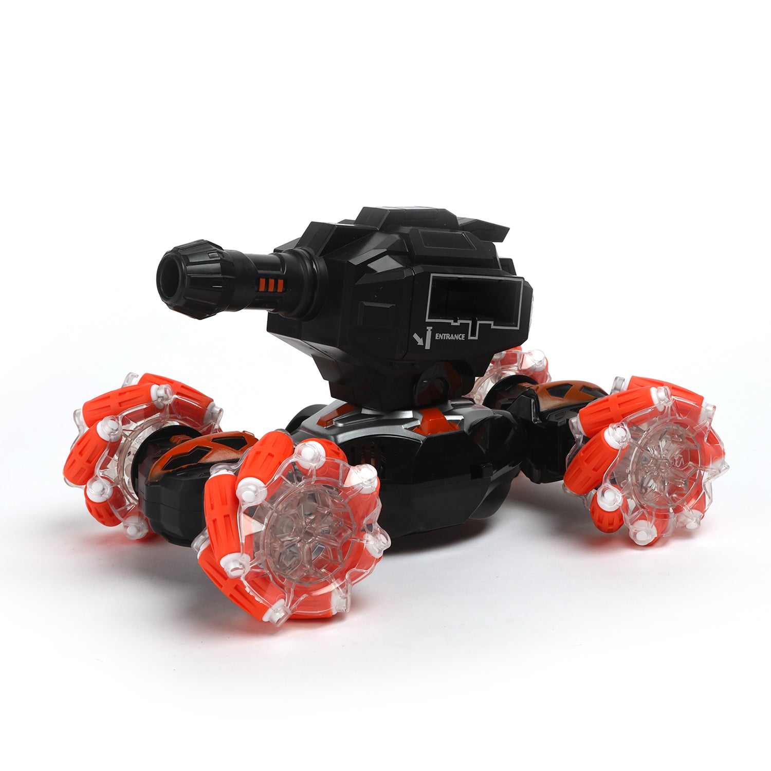 Soft Bullet Twist Double Remote Car For Kids With Light And Music - Green, Remote Control, Chase Value, Chase Value