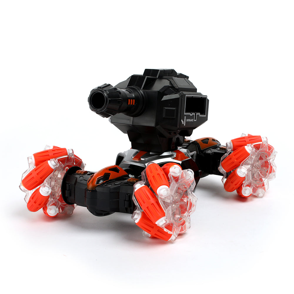 Soft Bullet Twist Double Remote Car For Kids With Light And Music - Green, Remote Control, Chase Value, Chase Value