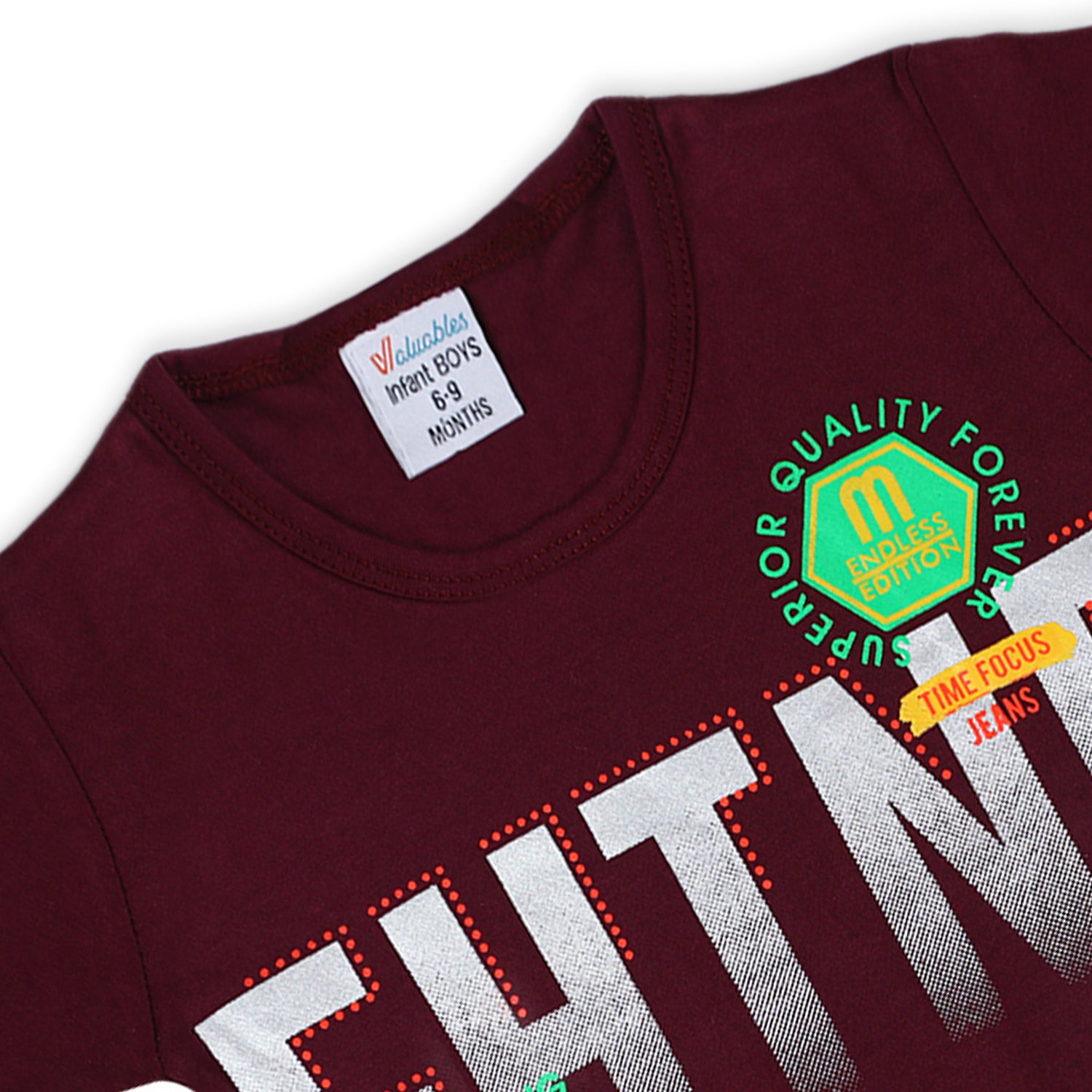 Valuable Newborn Boys Half Sleeves Suit - Maroon, Newborn Boys Sets & Suits, Chase Value, Chase Value