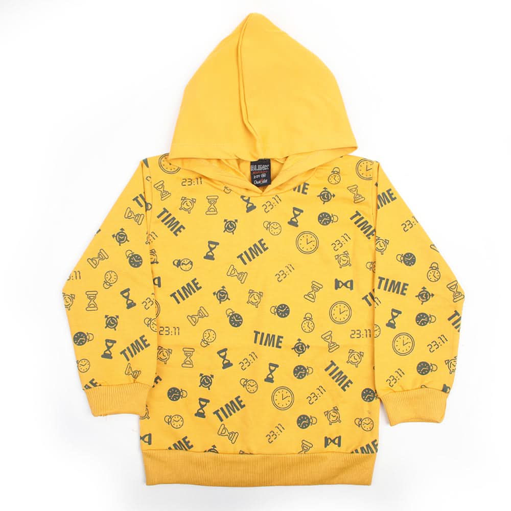 Boys Hoodie T-Shirt - Yellow, Boys Hoodies & Sweat Shirts, Chase Value, Chase Value