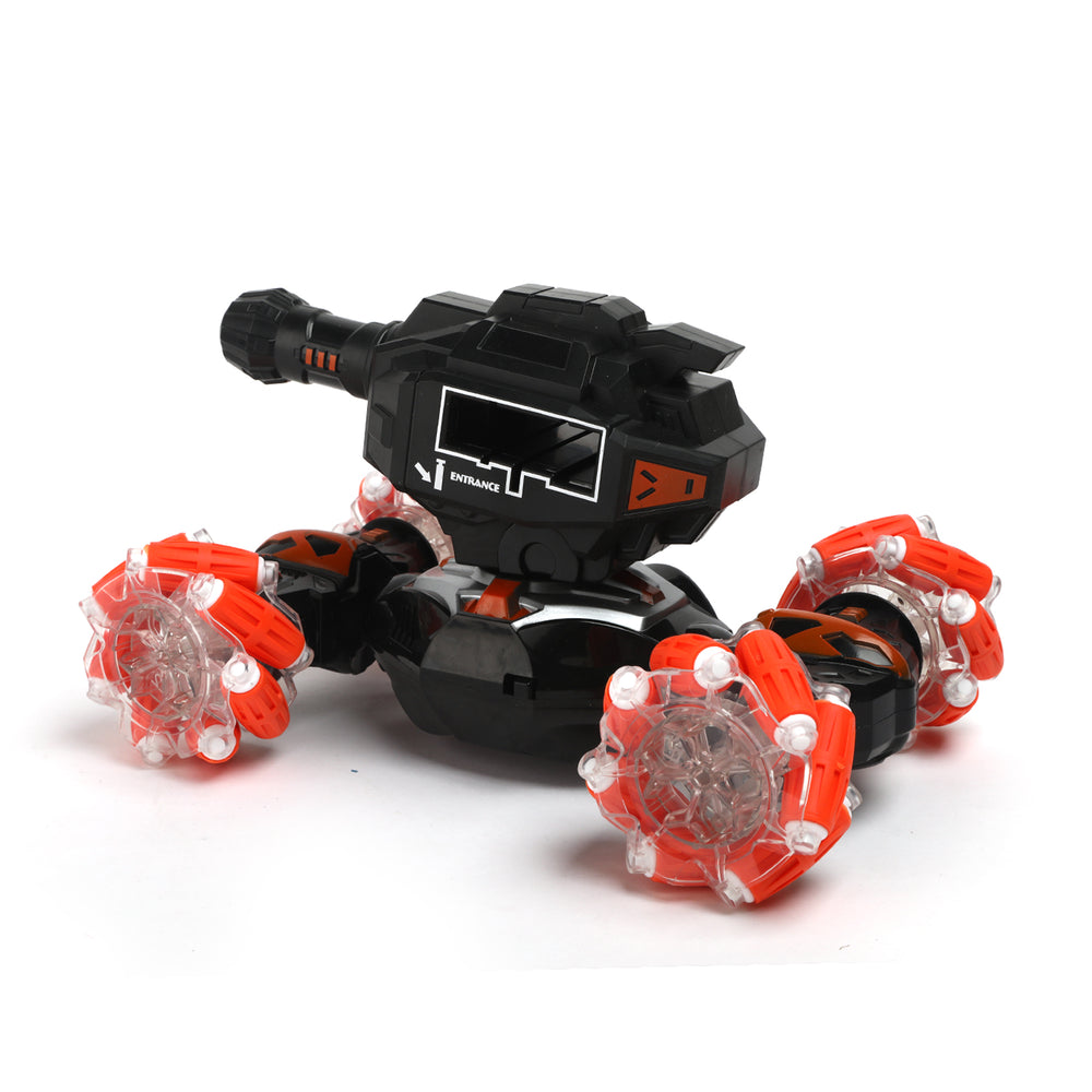 Soft Bullet Twist Double Remote Car For Kids With Light And Music - Green, Remote Control, Chase Value, Chase Value