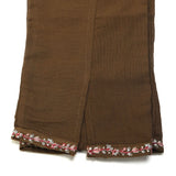 Girls Embroidered Shalwar Suit - Olive Green, Girls Shalwar Kameez, Chase Value, Chase Value