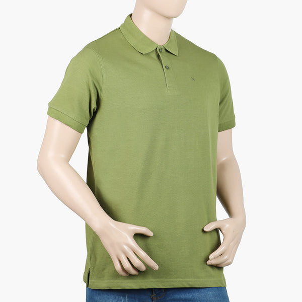 Eminent Men's Polo Half Sleeves T-Shirt - Olive Green