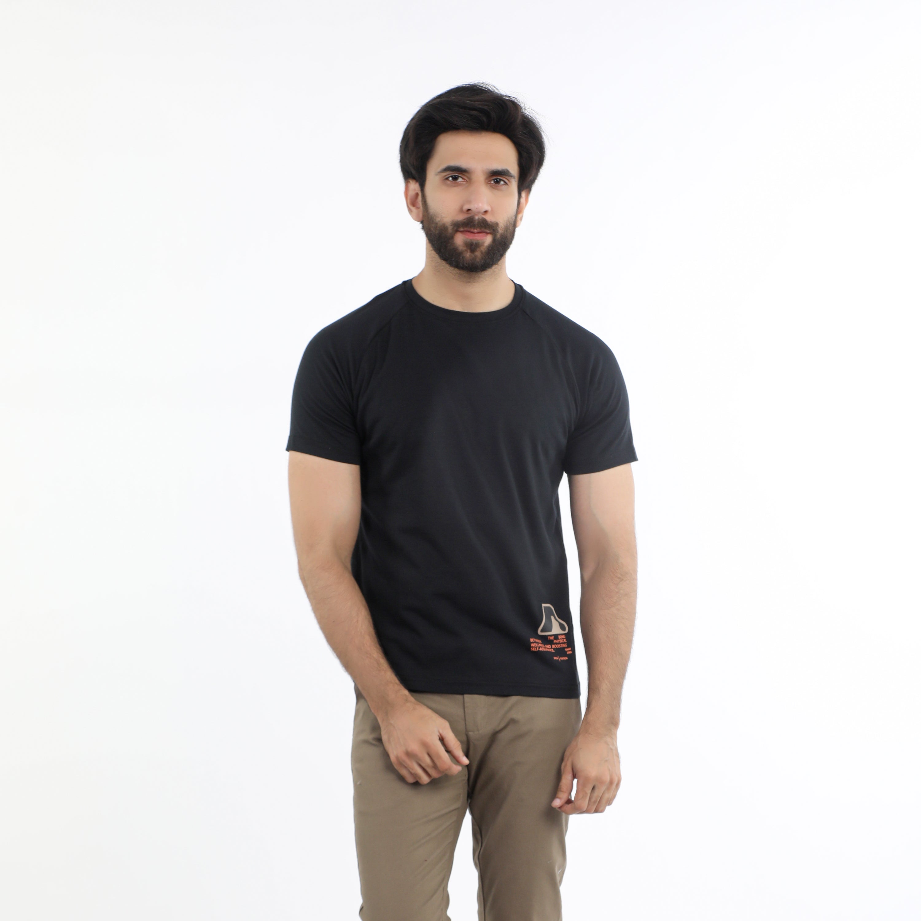 Eminent Men's Half Sleeves T-Shirt - Black, Men's T-Shirts & Polos, Eminent, Chase Value