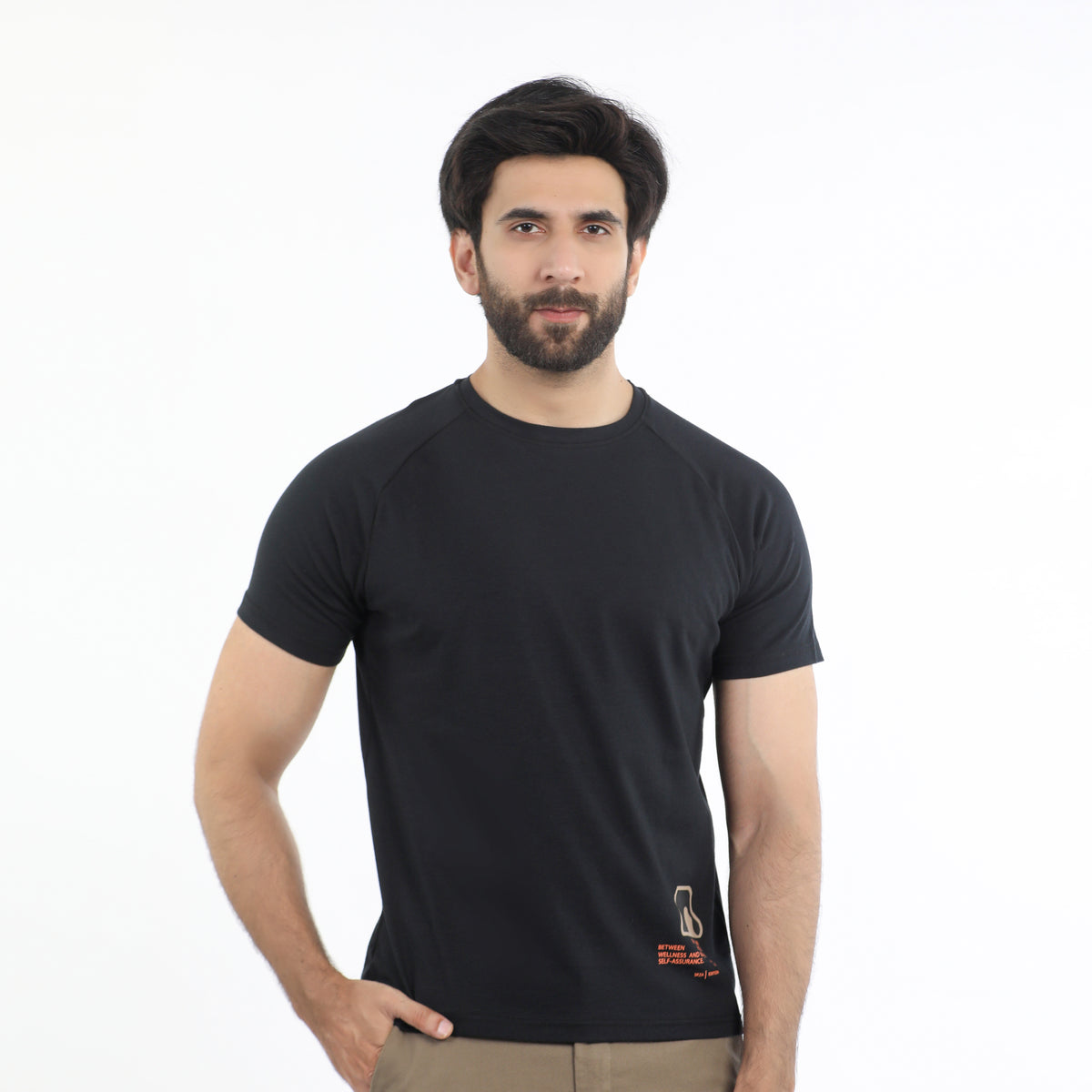 Eminent Men's Half Sleeves T-Shirt - Black, Men's T-Shirts & Polos, Eminent, Chase Value