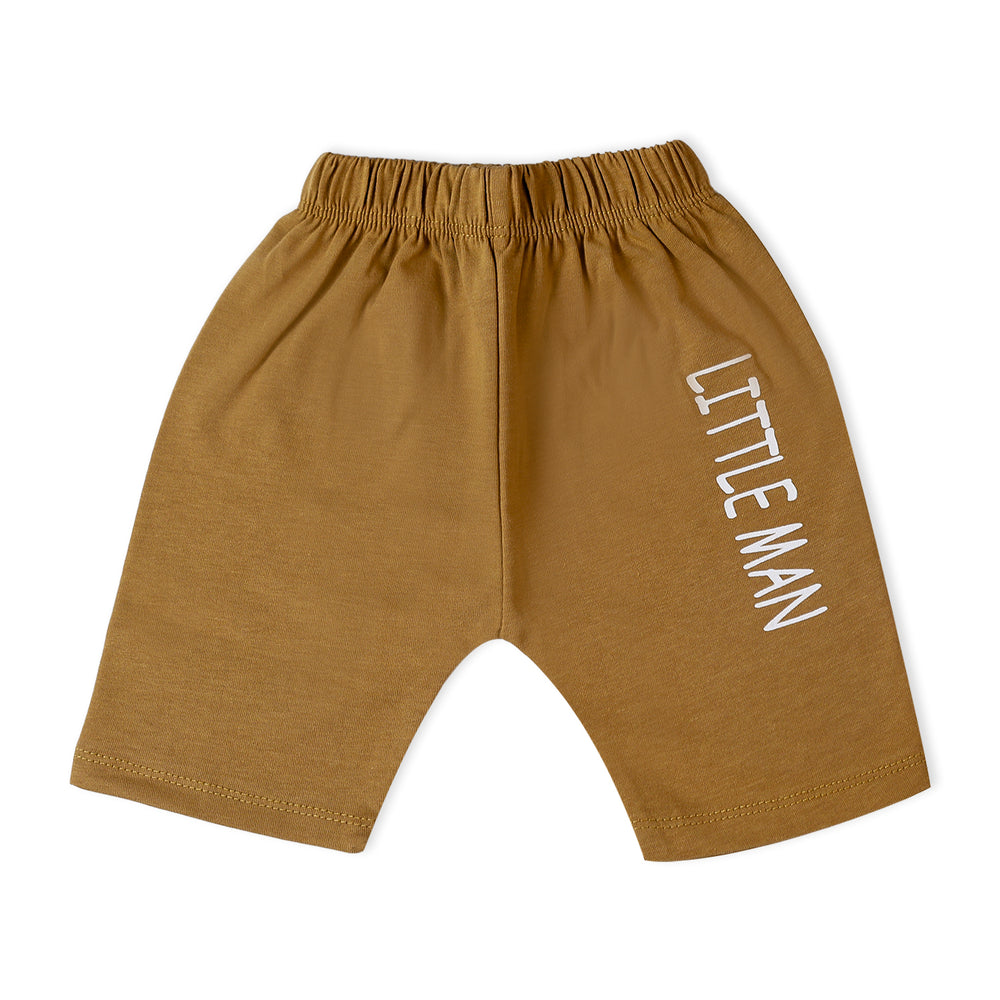 Valuable Newborn Boys Half Sleeves Suit - Brown, Newborn Boys Sets & Suits, Chase Value, Chase Value