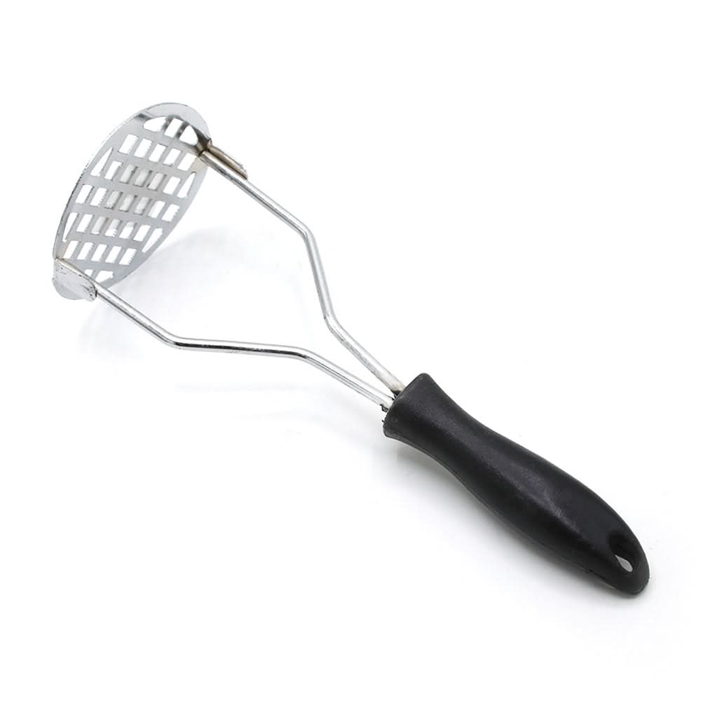 Silicone Potato Masher SS Handle Black - Silver, Kitchen Tools & Accessories, Chase Value, Chase Value