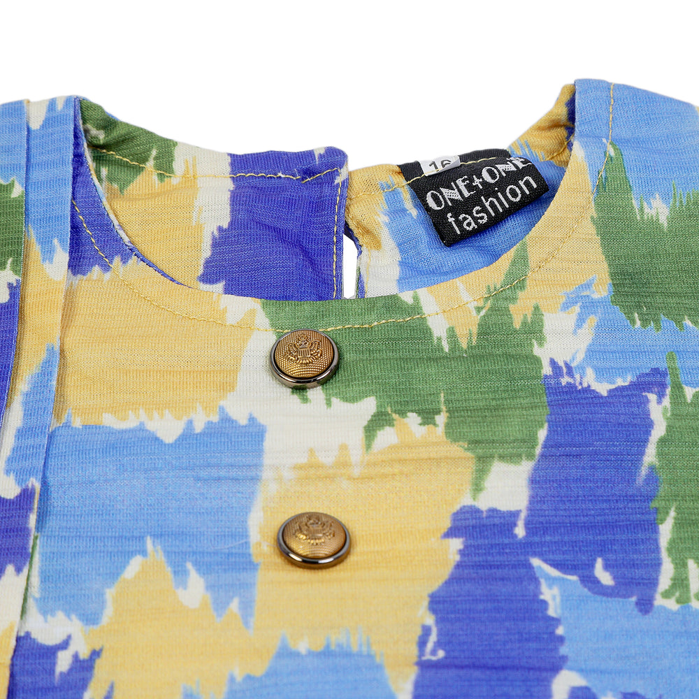 Girls Half Sleeves Pant Suit - Blue, Girls Suits, Chase Value, Chase Value