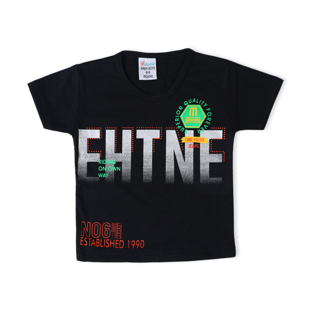 Valuable Newborn Boys Half Sleeves Suit - Black, Newborn Boys Sets & Suits, Chase Value, Chase Value