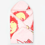 Tiny tots Embossed Hoodie Blanket - Pink, Kids Blanket, Chase Value, Chase Value