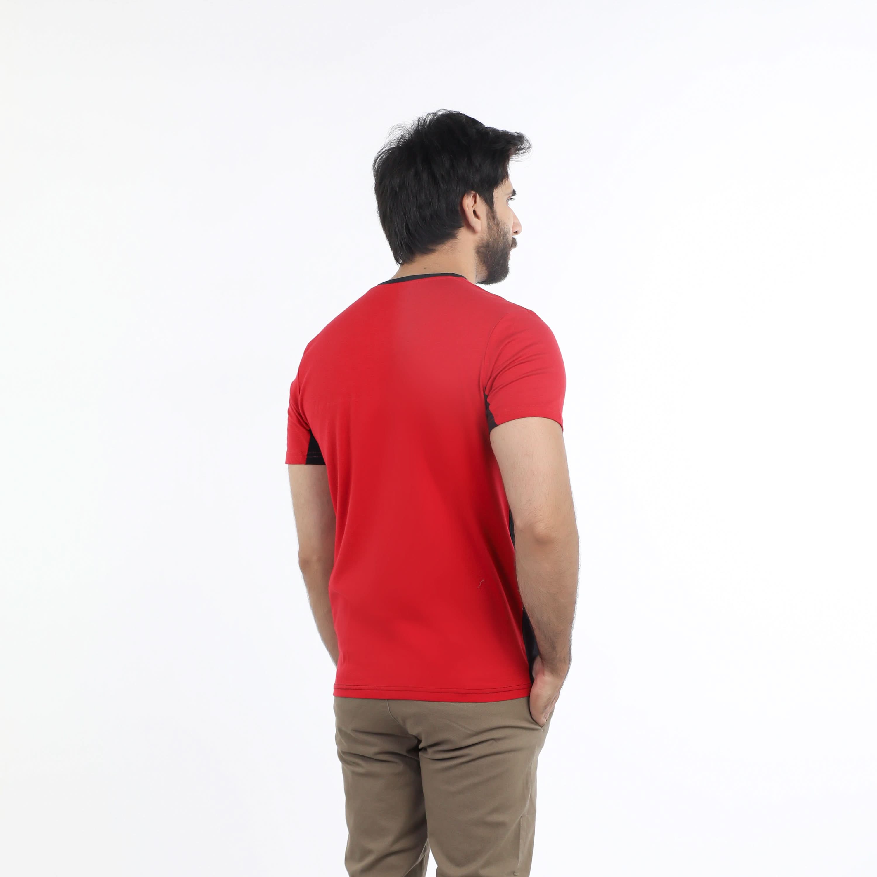 Eminent Men's Half Sleeves T-Shirt - Red, Men's T-Shirts & Polos, Eminent, Chase Value