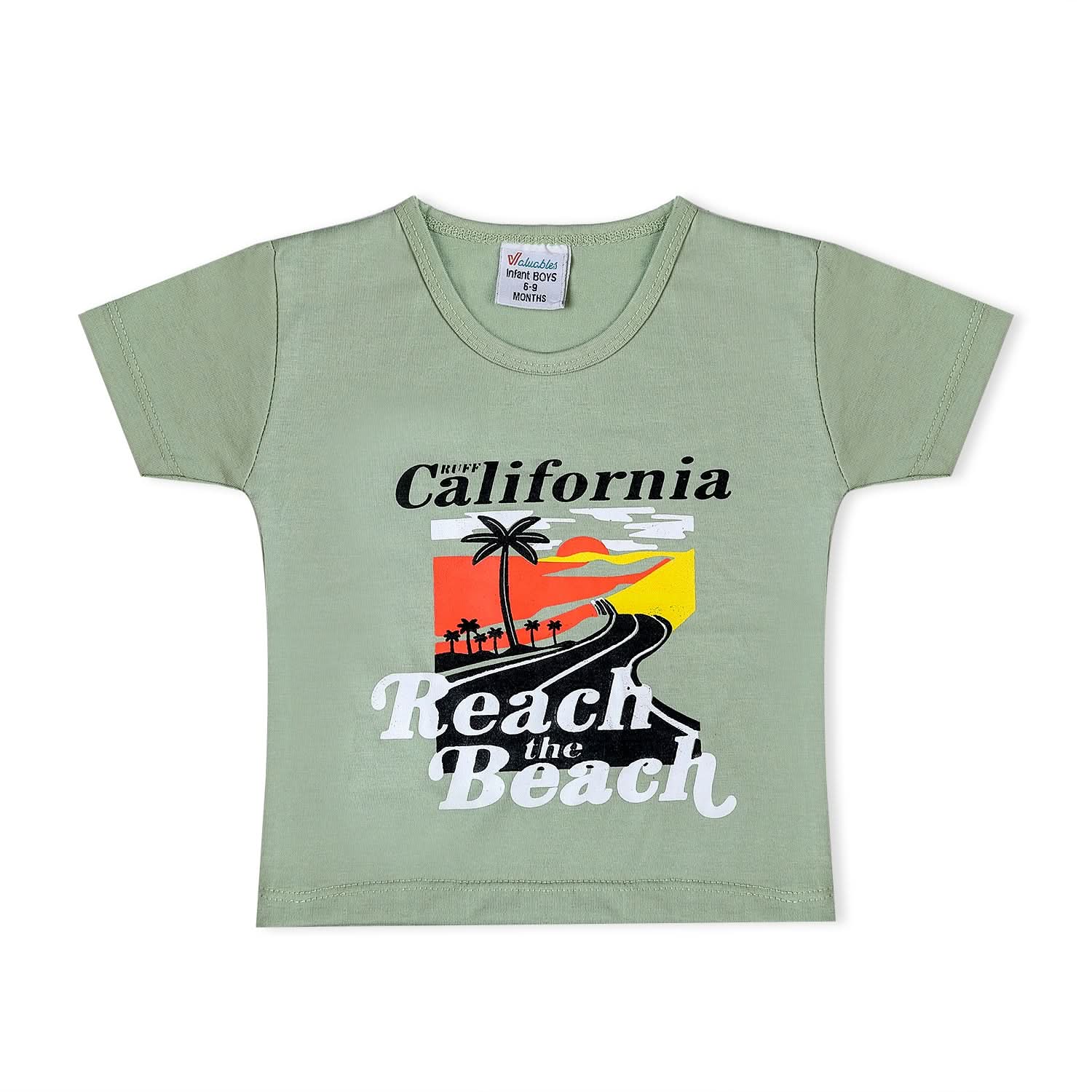 Valuable Newborn Boys Half Sleeves Suit - Sea Green, Newborn Boys Sets & Suits, Chase Value, Chase Value