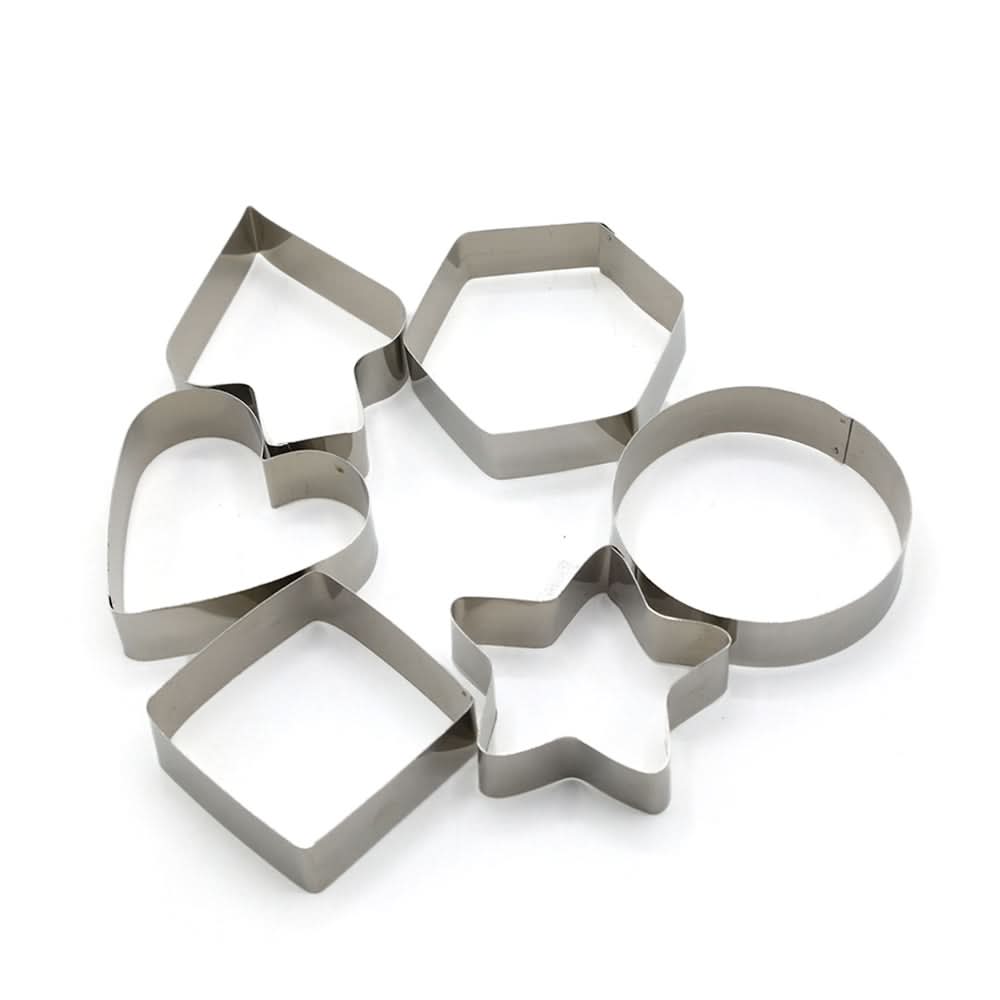 Biscuit Cutter 6 Pcs - Silver, Baking, Chase Value, Chase Value