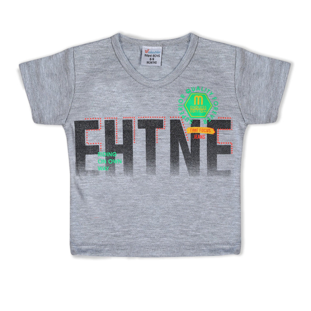 Valuable Newborn Boys Half Sleeves Suit - Grey, Newborn Boys Sets & Suits, Chase Value, Chase Value