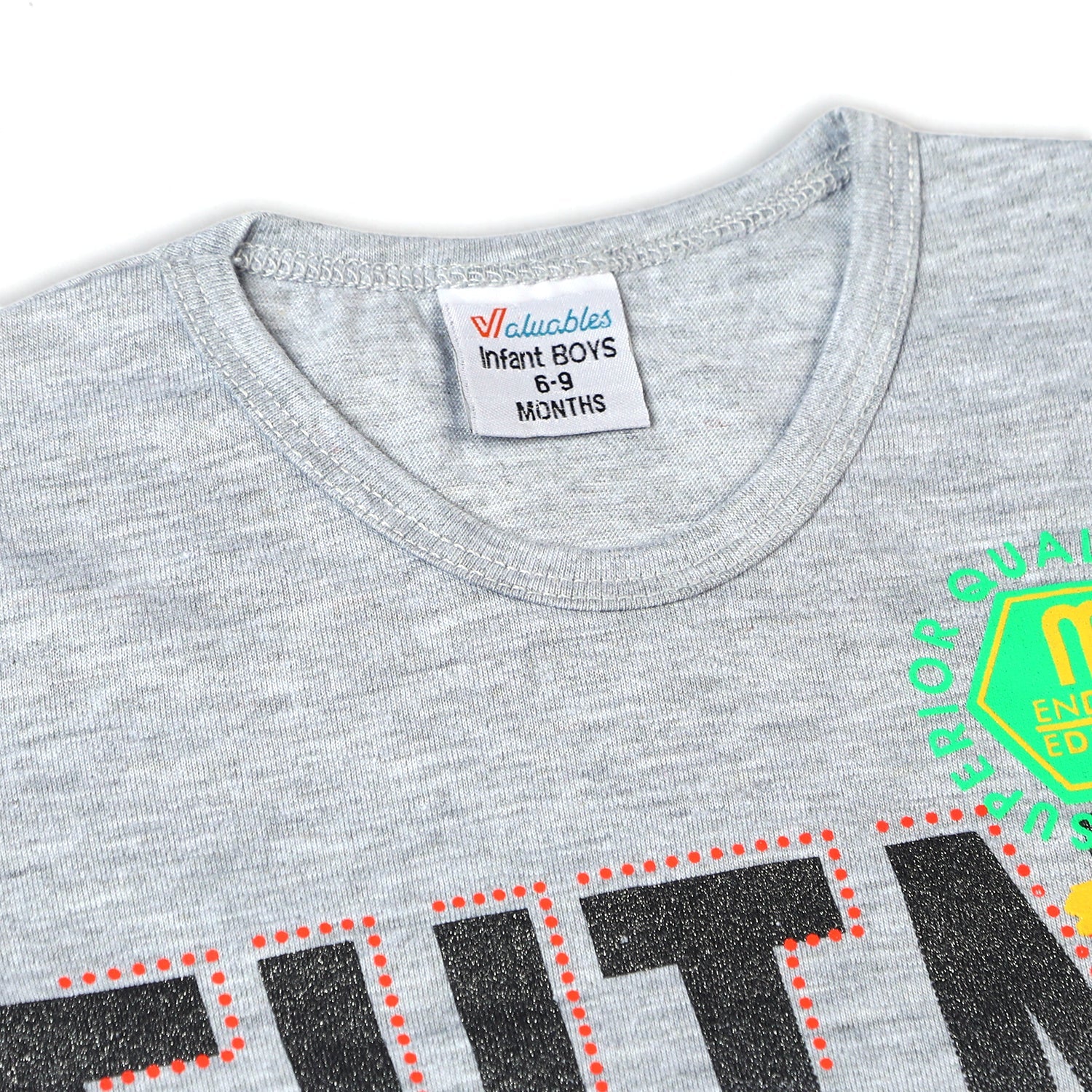 Valuable Newborn Boys Half Sleeves Suit - Grey, Newborn Boys Sets & Suits, Chase Value, Chase Value